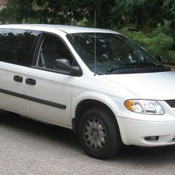 2007 Dodge Caravan Van White Color 
