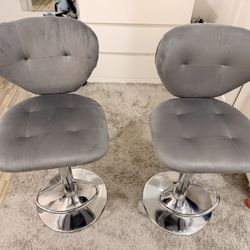 Bar Stools - Gray - Like New 