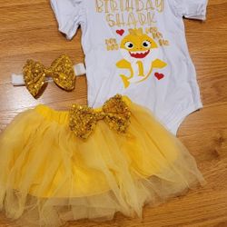 12-18 Month Infant Birthday Outfit 