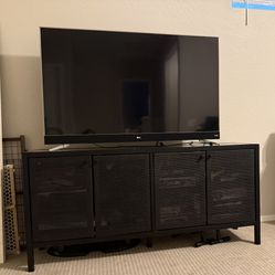 55” Smart TV + Cabinet