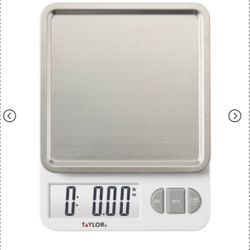 Taylor Stainless Steel Digital Kitchen Scale