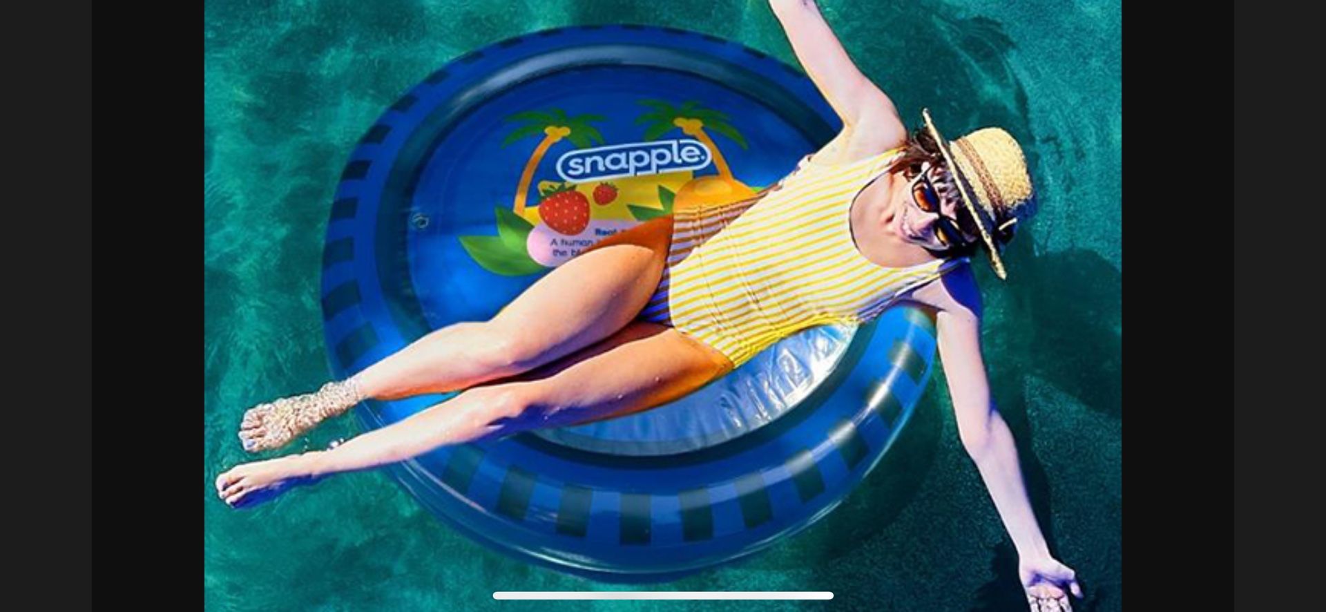 New Snapple Pool Float-45"