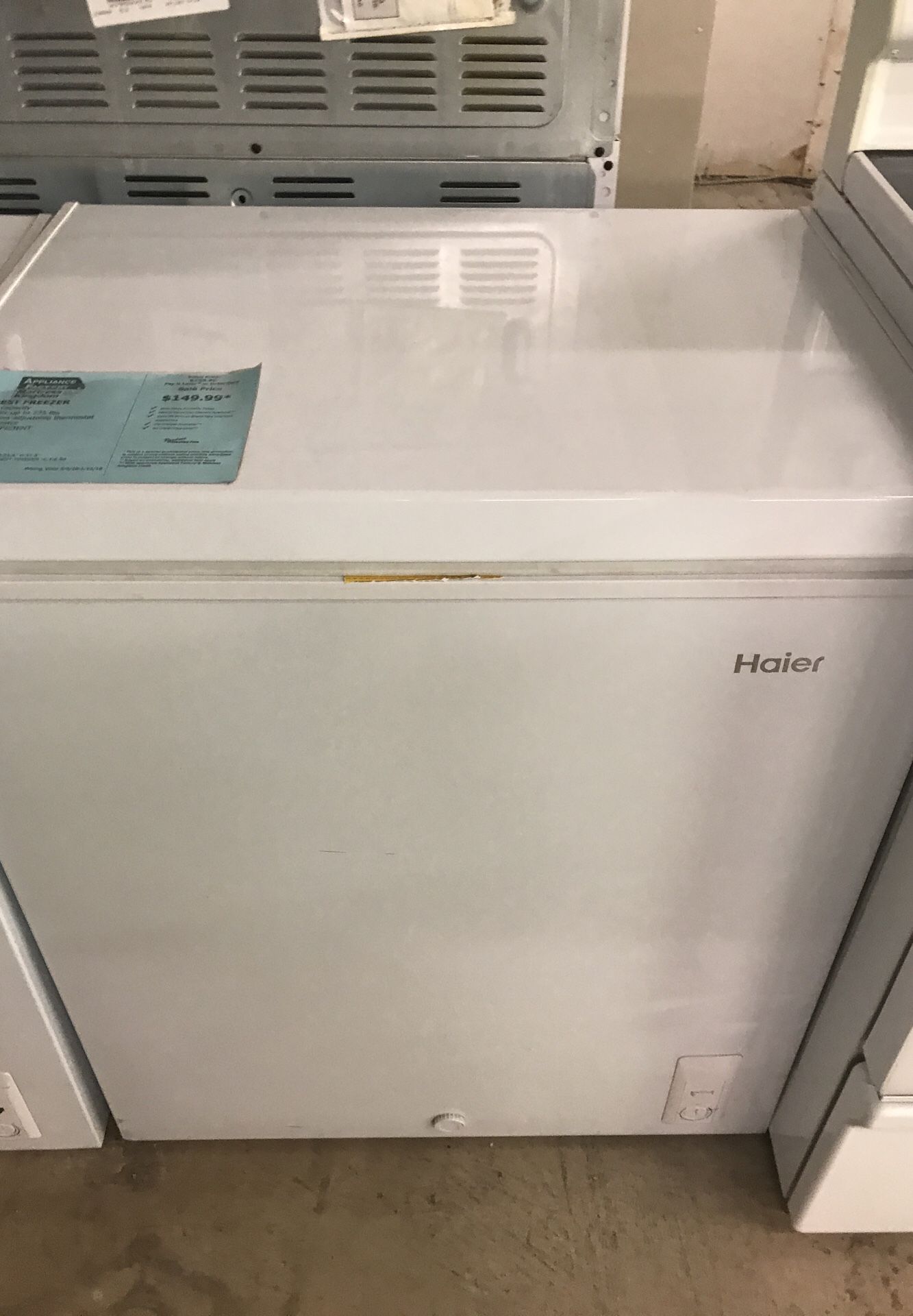 Haier 5 cu ft chest freezer