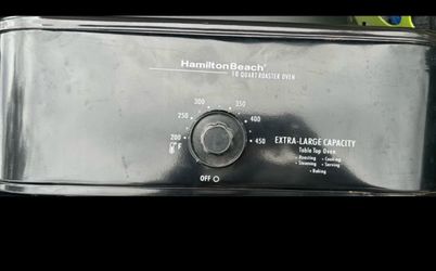 Hamilton Beach 18 Quart Roaster Oven
