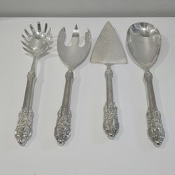 Godinger Silver Plated 4 Piece Hostess Serving Set