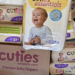 Cuties Diapers Size 4, 5 And 6