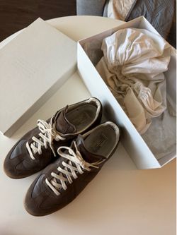 Maison Margiela Brown German Army Trainers