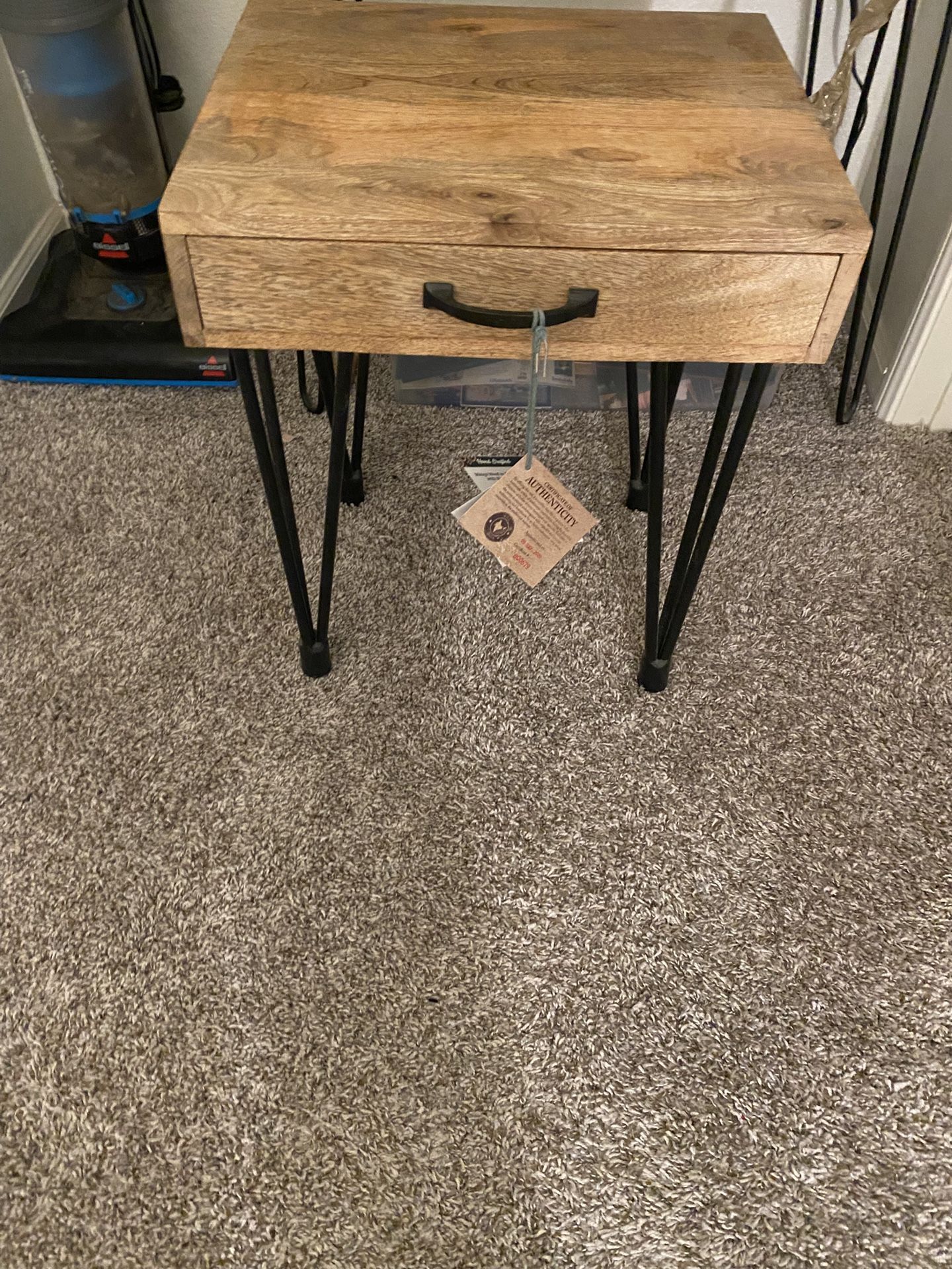 Wooden Side Table Brand New W/ Tags