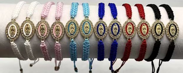 San Judas Virgen Mary Bracelet