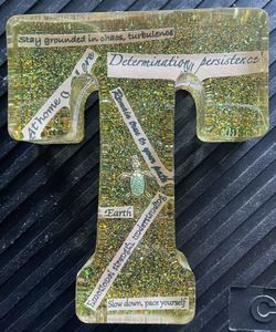 6”-tall, 5”-wide, 1.5”-deep Turtle Epoxy Block “T”