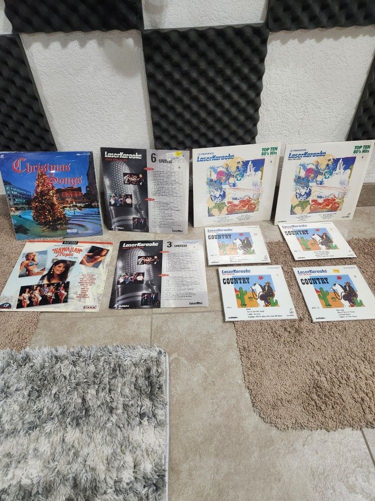 KARAOKE Laser Disks