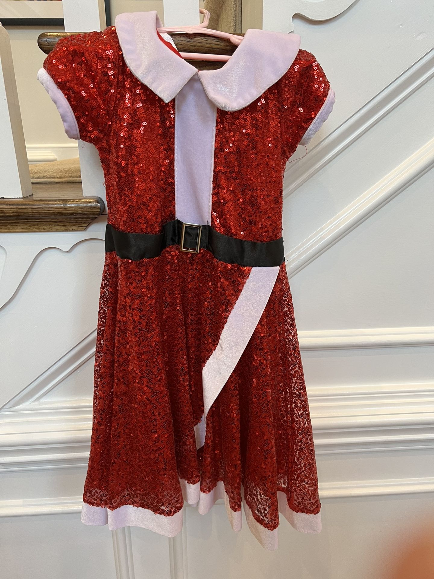 Girls Holiday Dress Size 6 - Red Sequin