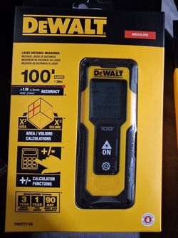 DeWalt Laser Distance Measurer 100ft DWHT77100