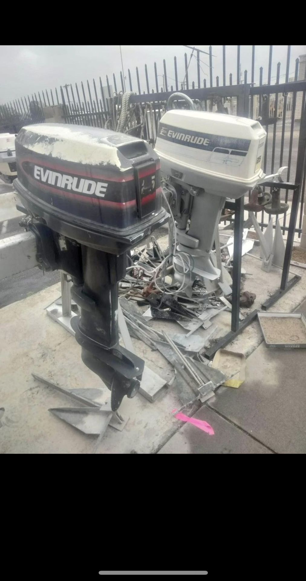 Evinrude Johnson 25 HP Outboard NON-Tiller