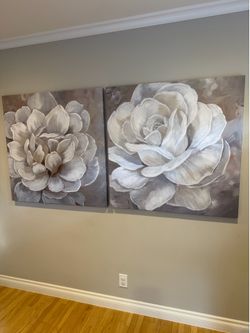 Large Bombshell Bloom Canvas Print Set