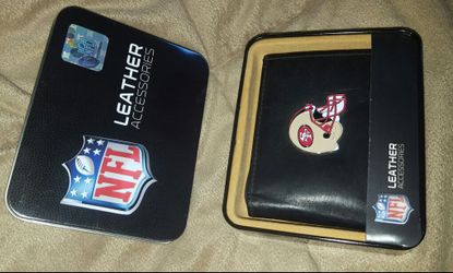 49ers wallet genuine leather