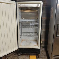 Freezer works Missing one wheel.
S