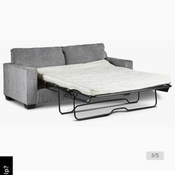 Couch Sofa Bed, Ottoman, and Chairs