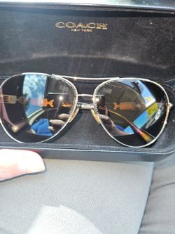 Coach New York Aviator Sunglasses