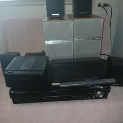 PANASONIC SA-PT750 HOME THEATER SURROUND SOUND SYSTEM 5.1 CHANNEL SURROUND SOUND 