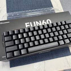 Monsgeek FUN60 TMR Rapid Trigger Hall Effect Gaming Keyboard 8k Magnetic Switch TMR Aluminum Keyboard Multi-Mode w/ Astroaim Switches MINT Condition