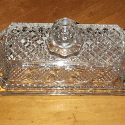 Vintage Crystal Butterdish