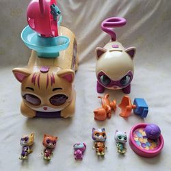 Disney Kitty Cats Toys Kitty Car And Helicopter Play Phrases And Sounds All For $30