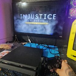 Playstation 4 slim with games