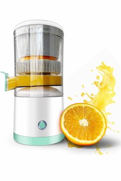 Rechargeable Electric Juicer - Citrus Juicer with Type-c Rechargeable for Orange, Lemon and Grapefruit Juicing.