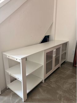 White TV stand