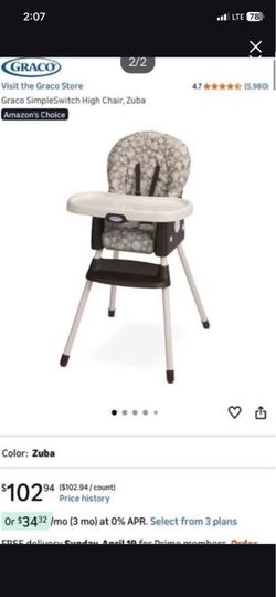 Graco kids high chair