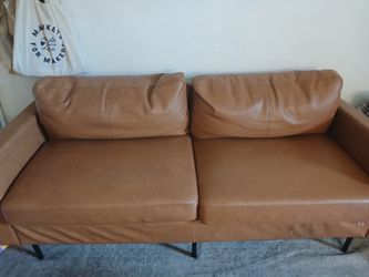 Leather couch