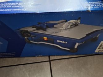 Open Box New Tile Saw 