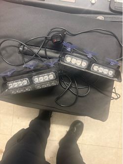 Red and blue Emergency  Lights Amber led