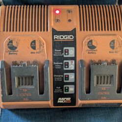 RIDGID Rapid Max Twin Charger 9.6v 12.0v 18.0v
