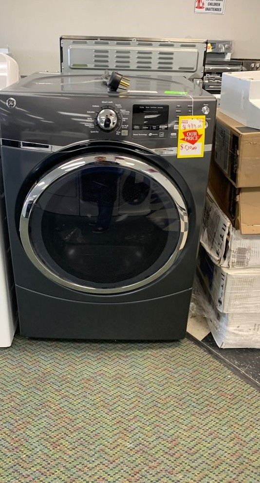 BRAND NEW GE GFD45ESSMWW ELECTRIC DRYER 7Q
