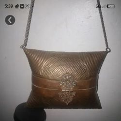 1920s brass purse