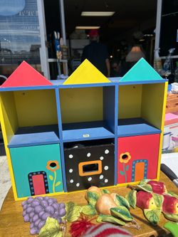 IKEA Huslig children's house-shaped storage unit
