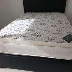 $430 Queen Bed Frame With Mattress And Box Spring Brand New Free Delivery 