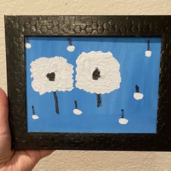 5 By 7 Dandelion Painting 
