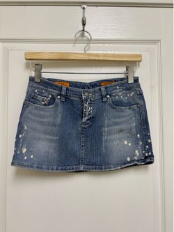 Vintage denim skirt