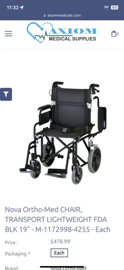 Nova Wheel Chair 