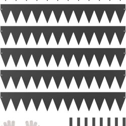 VEVOR Steel Landscape Edging, 6 Packs 40 x 6 in Rust-Resistant Metal Landscape Edging, Bendable Garden Edging Border, Heavy Duty Lawn Edging=Q4-992