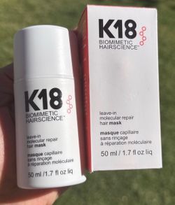 K18 leave in molecular hair mask brand new amazing