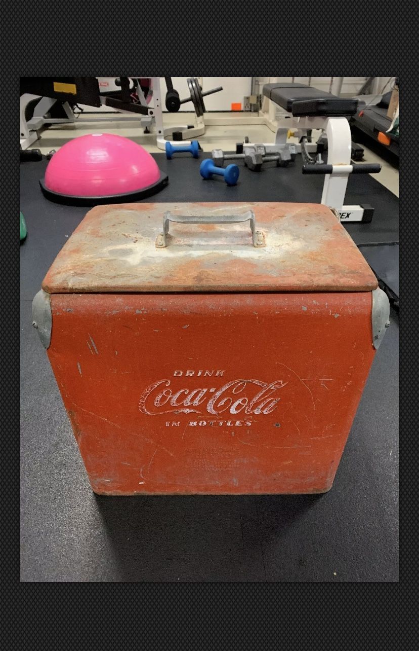 1950 Vintage Coca-Cola Cooler WORKS!