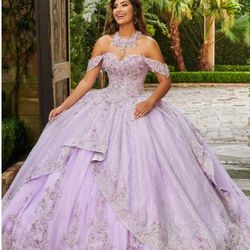 Quinceanera Lilac Dress Size 12