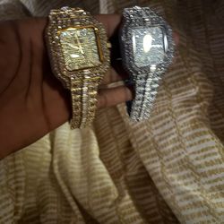 Iced out watch