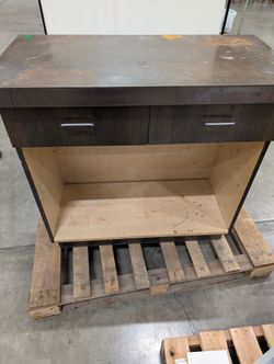 Warehouse sale***Modern Dark Wood Grain Cabinet Drawer Unit