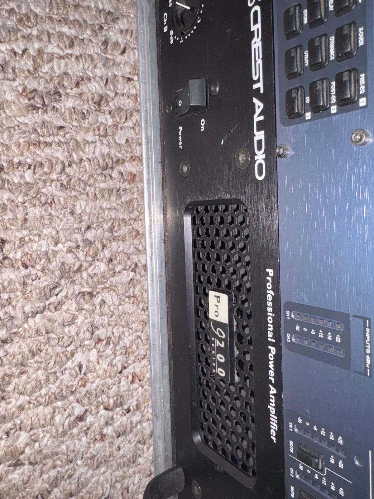 Used Crest Audio 9200 Power Amp