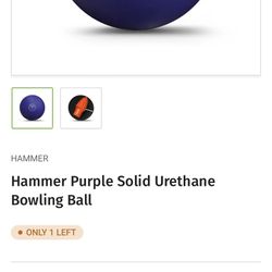 Hammer Purple Solid Urethane OVERSEAS *Rare 14 LB  *NEW*iyrqu